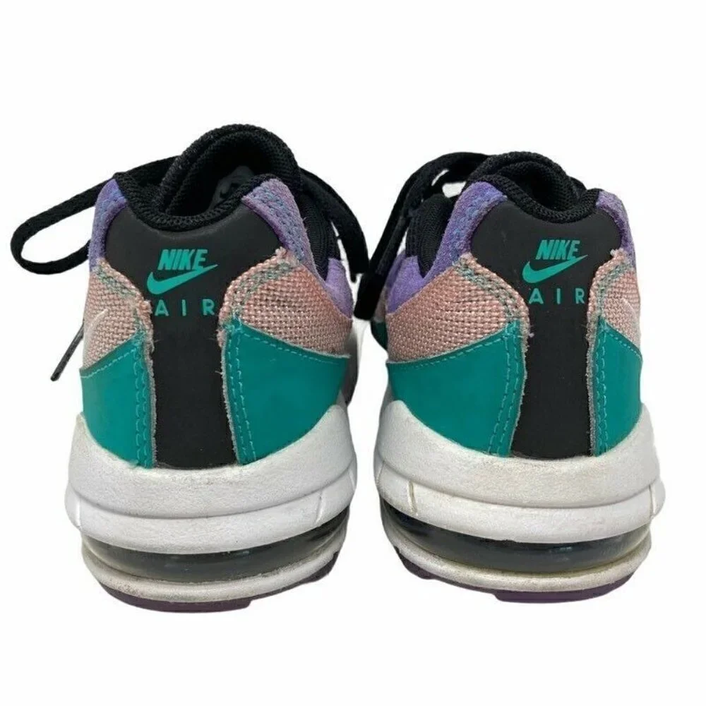 Nike Air Max 95 Sneakers Black Purple Girls 2 - Picture 7 of 10